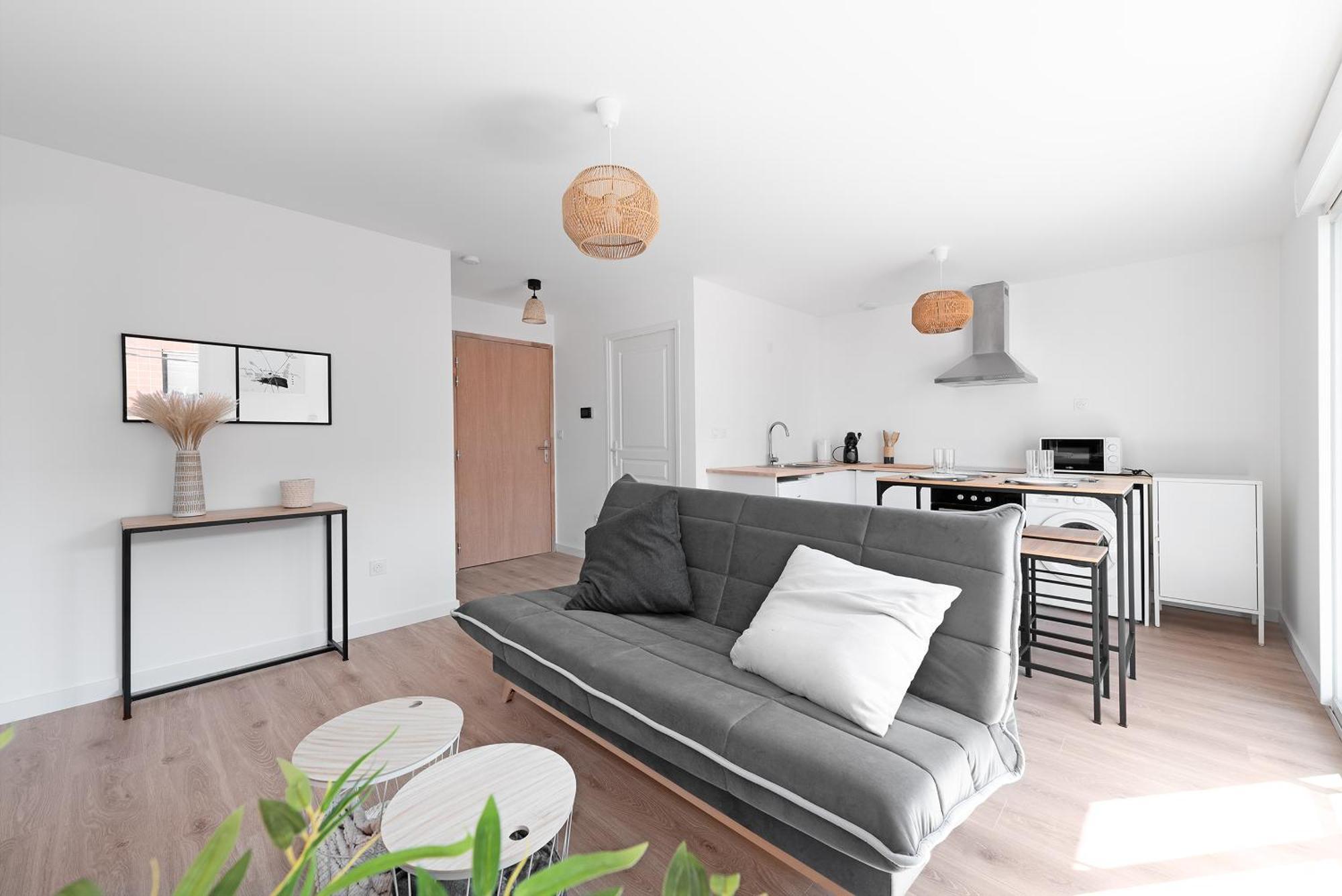 Appartement T2 Avec Parking Gratuit - Proximite Gare à Toulouse Extérieur photo