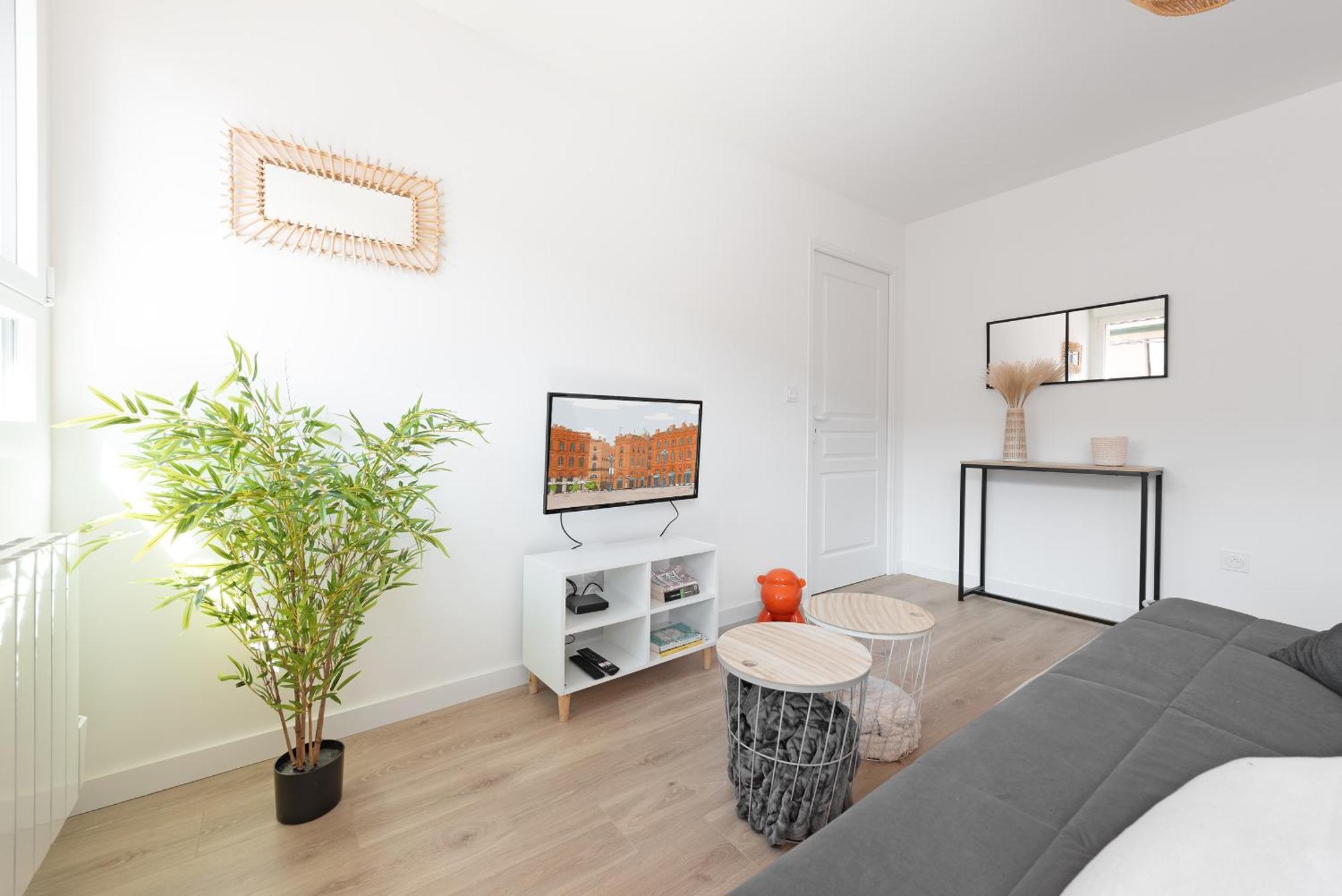 Appartement T2 Avec Parking Gratuit - Proximite Gare à Toulouse Extérieur photo